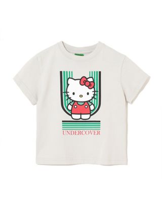 ＜UNDERCOVER (Baby&Kids)＞【送料無料】ＫＩＤＳ　ＴＥＥ／ＨＥＬＬＯ　ＫＩＴＴＹ　ＵＣ２Ｅ５８０４－１